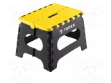 Scaun pliant TOPEX plastic 150kg 250x320x220mm