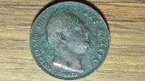 Anglia / Marea Britanie - moneda de colectie rara - 1 farthing 1831 - William IV - greu de gasit !