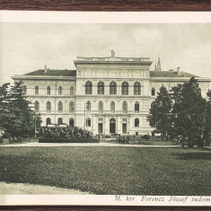 (128) CARTE POSTALA UNGARIA - SZEGED - UNIVERSITATEA FERENC JOZSEF - 1927