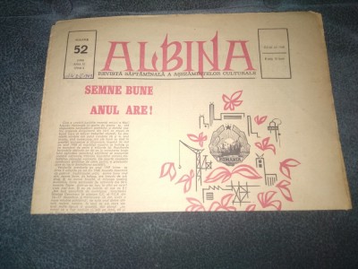 REVISTA ALBINA 26 DECEMBRIE 1968 foto