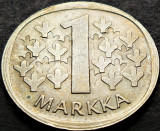 Moneda 1 MARKKA - FINLANDA, anul 1970 * cod 511, Europa