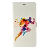Husa Flip Stand Allview V2 Viper X, Design Athletic, Magnetica