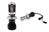 Bec xenon HID bi-xenon H4-3 6000K 35W 12V AMiO cu baza H4 metalica