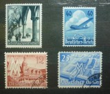 Set timbre Germania Deutsches Reich Generalgouvernement Lufthansa Aviație T&acirc;rgul Leipzig - A228