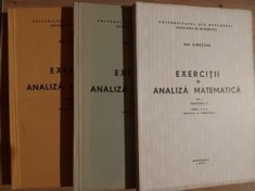 Exercitii de analiza matematica vol 1 fascicula 1, 2, 3 - Gh. Siretchi