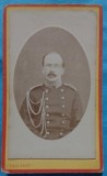 Fotografie tip CDV, Capitan francez, sfarsit de secol XIX