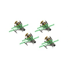 set 4 mulinete DIAMANT ALB KT6000A cu BAITRUNNER si 10 rulmenti