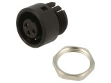 Conector circular 125V 3 pini soclu mamă IP40