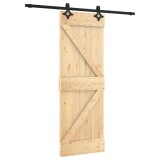 Cumpara ieftin Usa glisanta cu set de feronerie 70x210 cm, lemn masiv de pin