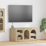 vidaXL Cabinet TV Stejar Sonoma 80 x 35 x 40 cm Lemn compozit 891276