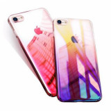 Husa protectie pentru iPhone 8+ Pink Gradient Color Changer Hard Case, MyStyle