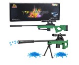 Pusca cu bile de hidrogel cu luneta, amortizor si bipod, Lean 30804