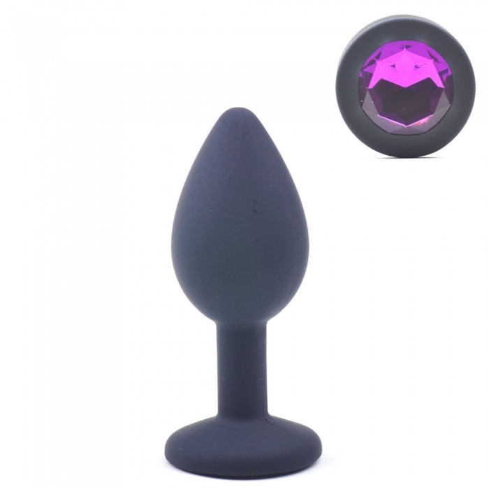 Dildo anal Large Purple Diamond