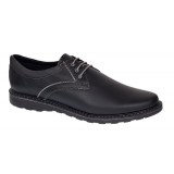 Pantofi barbati casual din piele naturala - Corsa Negru Siret