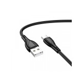 Cablu Date si Incarcare USB-A - USB-C Borofone BX121 Energy 18W 1m Negru