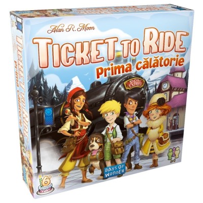 Joc de societate Ticket To Ride Prima Calatorie, limba romana foto
