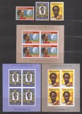 Ghana 1961- Ziua Națională a Fondatorilor, serie + 3 colite NDT (vezi poze), MNH, Nestampilat