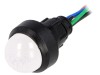 Lampă LED Control 230V &Oslash;13mm Roșu/Verde/Albastru