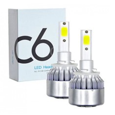 Set 2 LED H1 6000K lumina alb pur 36W fara canbus