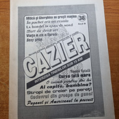 revista cazier - anii '90