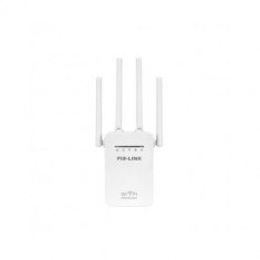 Amplificator Extender semnal Wi-Fi Pix-Link, 300Mbps, alb