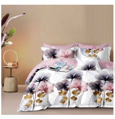 Lenjerie pat dublu,bumbac finet,6 piese,cearceaf normal 220x240cm, cearceaf pilota 200x220cm, 2 fete de perna 50x70, 2 fete de perna 70x70-A1094 foto