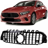 Grilaj sport negru lucios potrivit pentru Mercedes A Class W177 V177 18-24 Performance AutoTuning