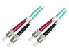 Patch Cord Fibră Optică OM3 ST/UPC 10m LSZH, Digitus