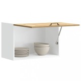 Dulap Bucatarie Gossi Kalmar Stejar Artizanal 60x31x40 cm, Depozitare, Lemn Prelucrat, Montare pe Perete, Maro/Gri