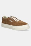 Stepney Workers Club sneakers din piele intoarsă DELLOW 02 CUP SUEDE culoarea maro, YA22205