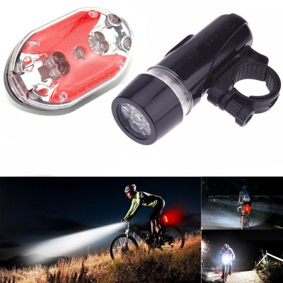 Set lanterna si stop bicicleta, LED, impermeabil, model universal foto