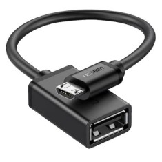 CABLU Ugreen OTG, &quot;US133&quot;, Micro-USB(T) to USB 2.0(M), 480Mbps, PVC, lungime 0.15m, negru &quot;10396&quot; (timbru verde 0.08 lei) - 6957303813964