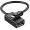 CABLU Ugreen OTG, &quot;US133&quot;, Micro-USB(T) to USB 2.0(M), 480Mbps, PVC, lungime 0.15m, negru &quot;10396&quot; (timbru verde 0.08 lei) - 6957303813964