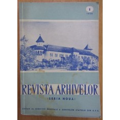 Revista Arhivelor Nr. 1, 1958