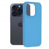Cumpara ieftin Husa pentru iPhone 15 Pro, Techsuit Soft Edge Silicone, Denim Blue
