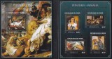 Niger 2016 - Picturi cu animale de Rubens, Picasso, Snyders, s.a., MNH