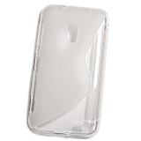 Husa Telefon Silicon NOKIA Lumia 620 white s-line