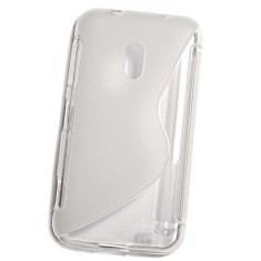 Husa Telefon Silicon NOKIA Lumia 620 white s-line