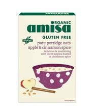 Porridge din Ovaz cu Mar si Scortisoara Fara Gluten Bio Amisa 300gr Cod: 5032722312265 foto