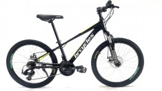 Bicicleta MTB 26&Prime; BR Tornado, cadru Aluminiu, 21 viteze, cu Shimano, Negru