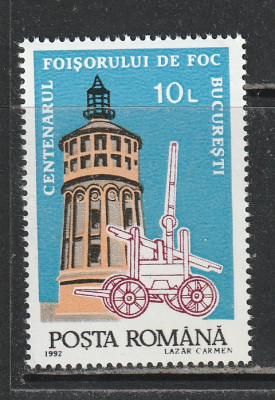 Romania 1992 - #1285 Centenarul Foisorului de Foc 1v MNH foto