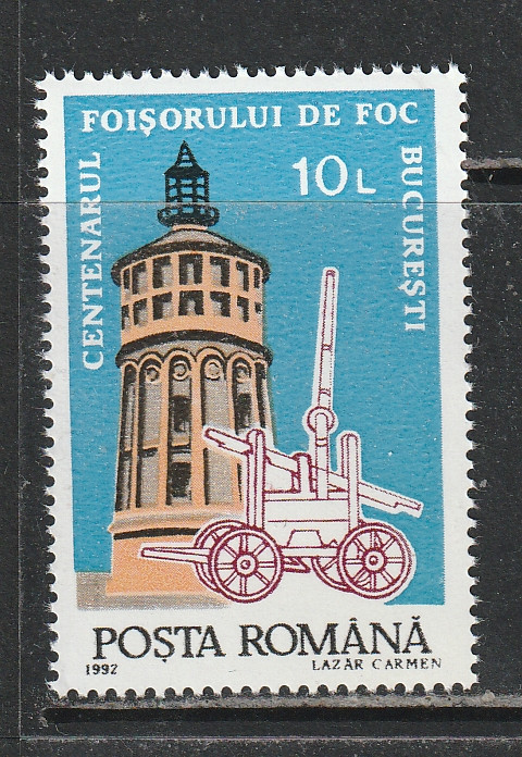 Romania 1992 - #1285 Centenarul Foisorului de Foc 1v MNH