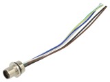 Conector M12 5 pini IP67 drept 2A 60V LUTRONIC 2791