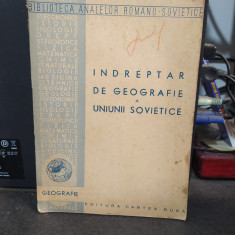 Îndreptar de geografie a Uniunii Sovietice Cartea Rusă ARLUS, București 1948 151