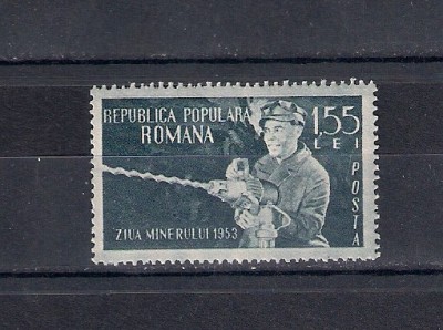 ROMANIA 1953 - ZIUA MINERULUI, MNH - LP 350 foto
