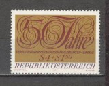 Austria.1971 50 ani Asociatiile de filatelisti MA.729