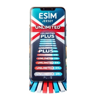 eSIM Jersey, Unlimited Plus, 30 Days foto