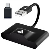 Adaptor auto wireless THT-020-3 Axeloni&reg;, Compatibil cu Android Auto, Conexiune instantanee la ecranul masinii, Pentru masini cu Carplay de fabrica pr