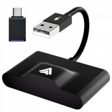 Adaptor auto wireless THT-020-3 Axeloni&reg;, Compatibil cu Android Auto, Conexiune instantanee la ecranul masinii, Pentru masini cu Carplay de fabrica pr