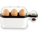 Cumpara ieftin Fierbator de oua Eggolino Trisa, 380 W, 3 oua, 16 x 6 x 23 cm, 3 trepte, 100 ml, Alb